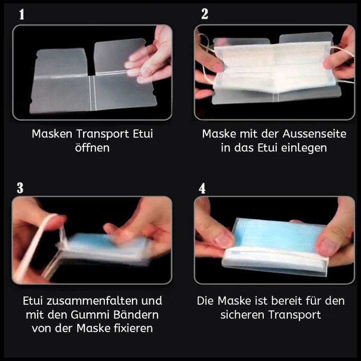 Actual product image Ueli Express Set of 4 face masks Protective cover Transport case (4 x)