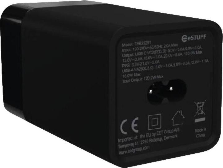Immagine prodotto eSTUFF Caricabatterie multiplo PD120W 2C+2A (120 W)