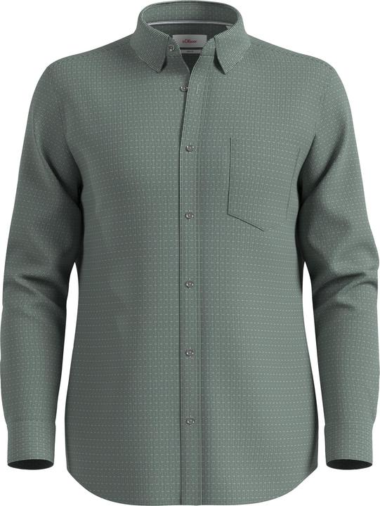 Produktbild s.Oliver Hemd Slim: Hemd aus Baumwollstretch (S)