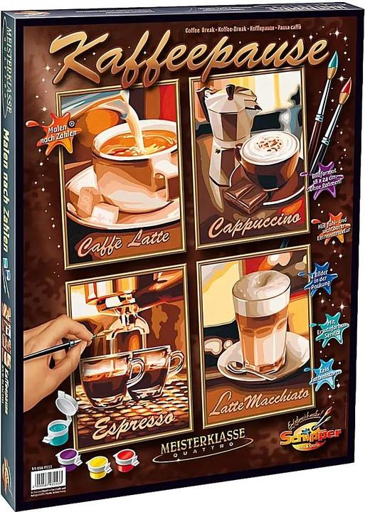 Actual product image Schipper Painting by numbers - coffee break