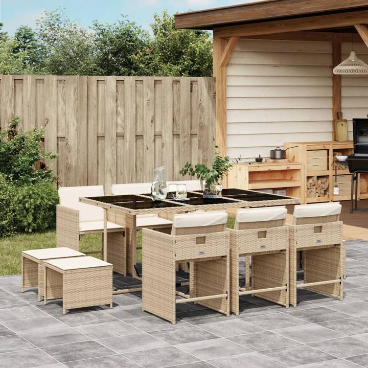 Produktbild vidaXL Garten Essgruppe (165 x 106 x 73 cm)