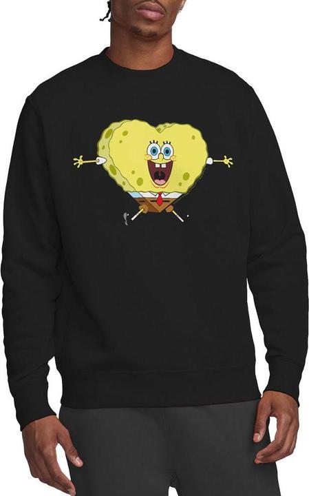 Produktbild Spongebob Squarepants HeartShaped Sweatshirt Valentinstag (S)