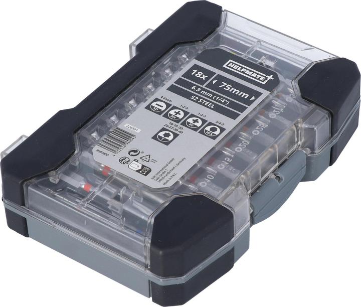 Actual product image Helpmate Bitsatz extra lang, 18-teilig