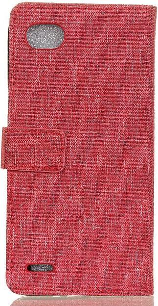 Produktbild MU Classic Leder/Stoff Hülle mit Standfunktion (LG Q6+, LG Q6)