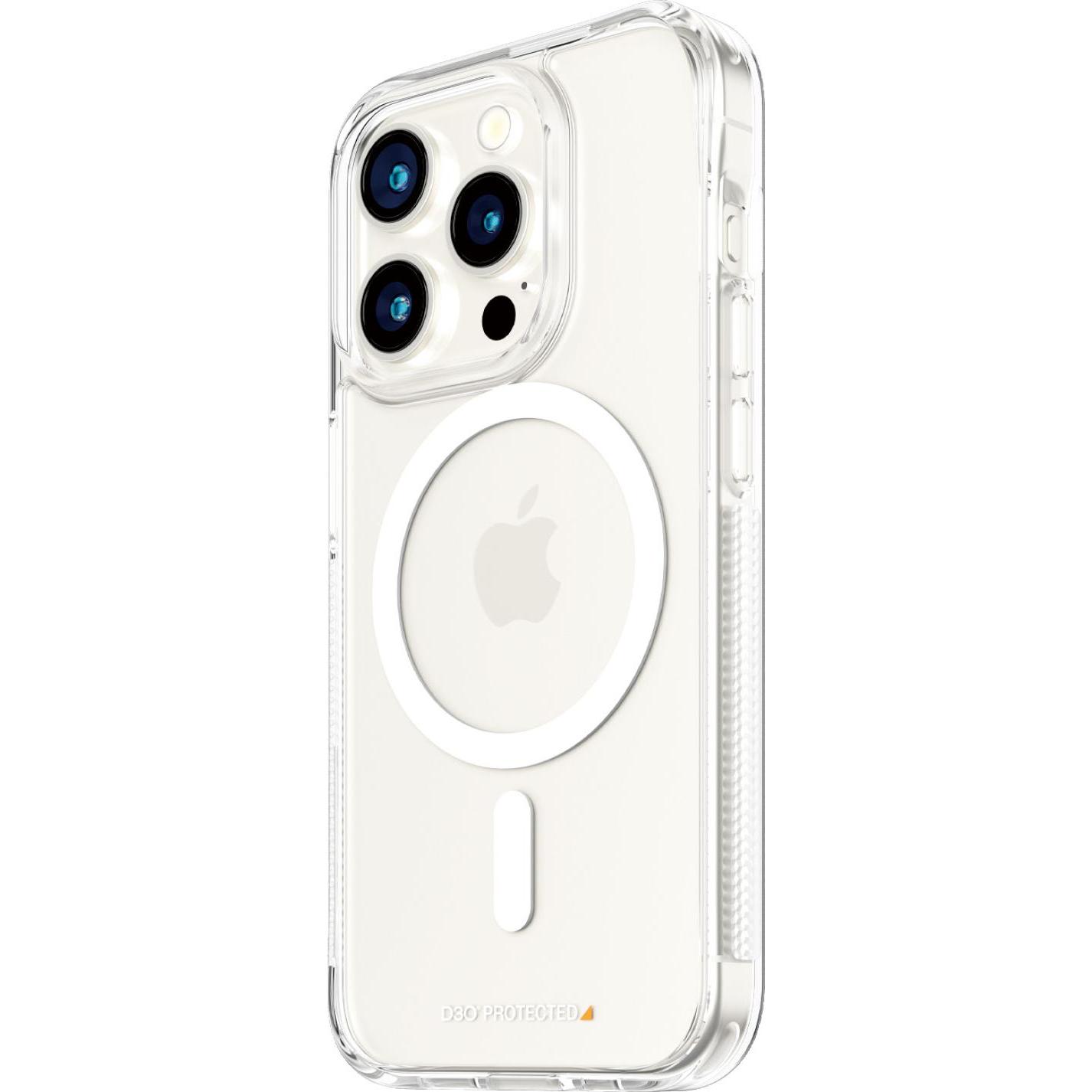 PanzerGlass HardCase MagSafe (Apple iPhone 15 Pro), Smartphone Hülle, Transparent