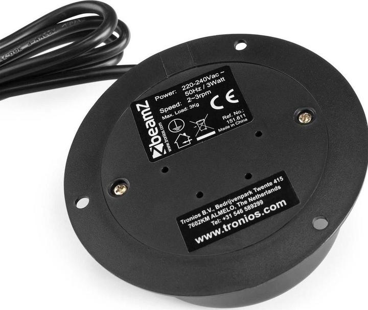 Actual product image BeamZ Mirror ball motor (30 cm)