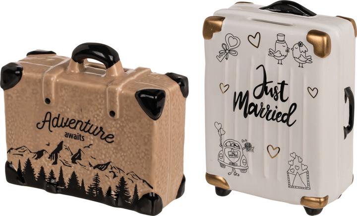 Actual product image Out of the blue Money box trolley case Just Married