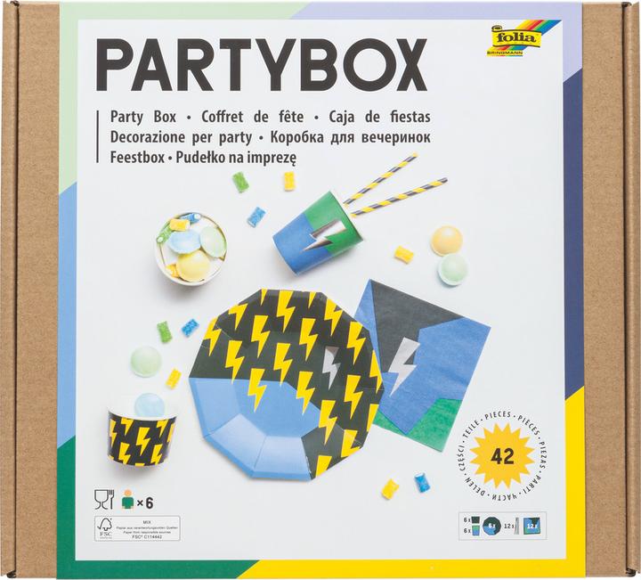 Actual product image Folia Party Box Boys 42pcs. (42 pcs.)