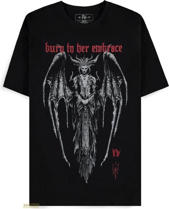 Immagine prodotto Difuzed Diablo IV - Maglietta a maniche corte da uomo Burn In Her Embrace - M (M)