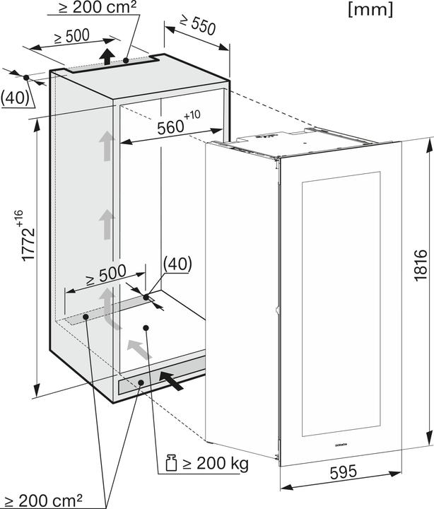 Actual product image Miele KWT 6722 iGS-1 bw