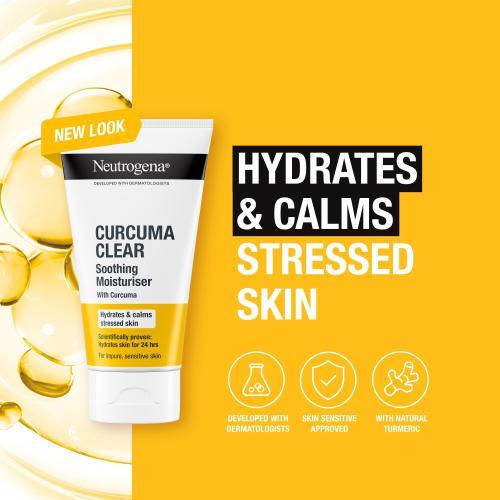 Actual product image Neutrogena Curcuma Clear Soothing Moisturiser (75 ml, Day cream)