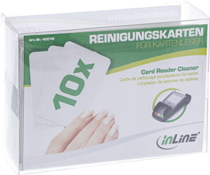 Actual product image InLine Cleaning cards