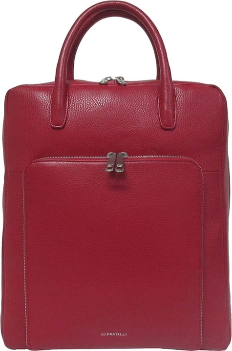 Actual product image Gigi Fratelli Fratelli Dames Laptop Rugzak / Rugtas / Laptoptas / Werktas - Shopper - Rood - 15 inch