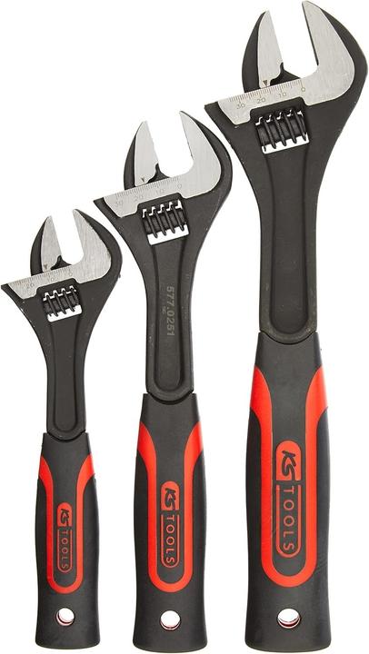 Actual product image KS Tools Roller Fork Wrench Set 2-component handle 3 pcs. (34 mm)