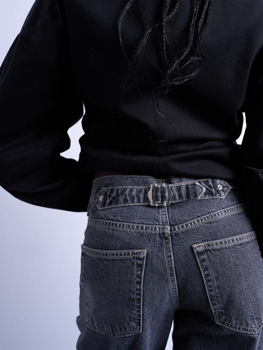 Immagine prodotto Spokey Weiter Beinschnitt Niedrige Taille Jeans Weit geschnitten (26)