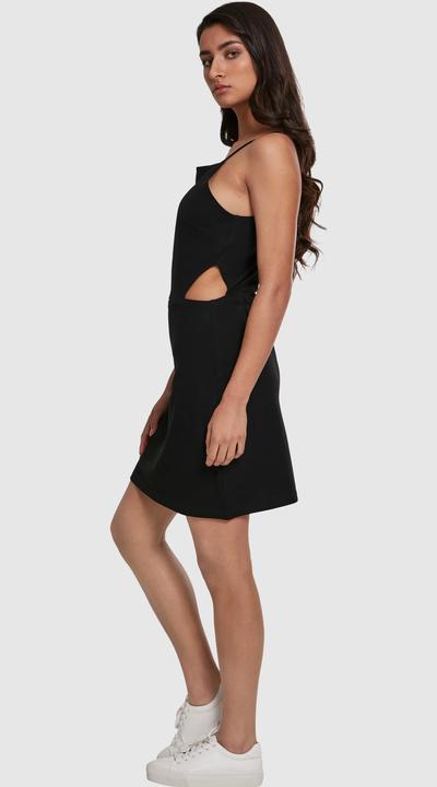 Image du produit Urban Classics Robe courte dame en piqué spaghetti spaghetti (L)