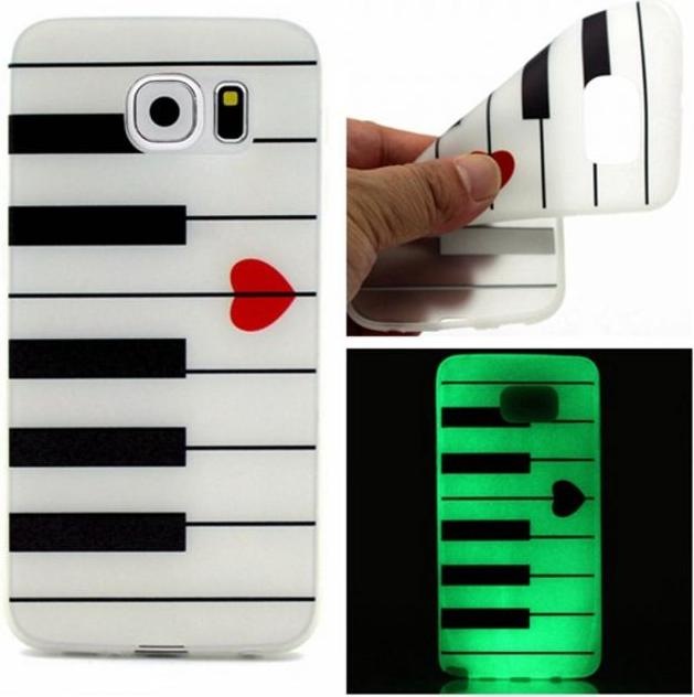 Actual product image Fluorescent plastic cover with pattern (Samsung Galaxy S7 Edge)