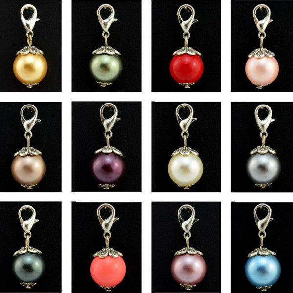 Produktbild Hermex Charm Anhänger für Thomas Sabo / Pandora Armband - Lachs Rosa (Edelstahl)