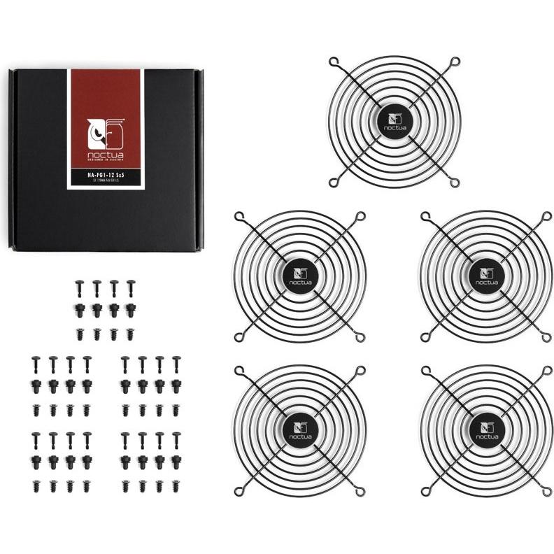 Noctua NA-FG1-12 Sx5 Lüftergitter 120 mm - schwarz, PC Lüfter Zubehör, Schwarz