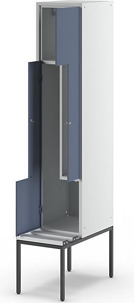 Image du produit Vestiaire Z avec banc (40 cm, 214 cm)