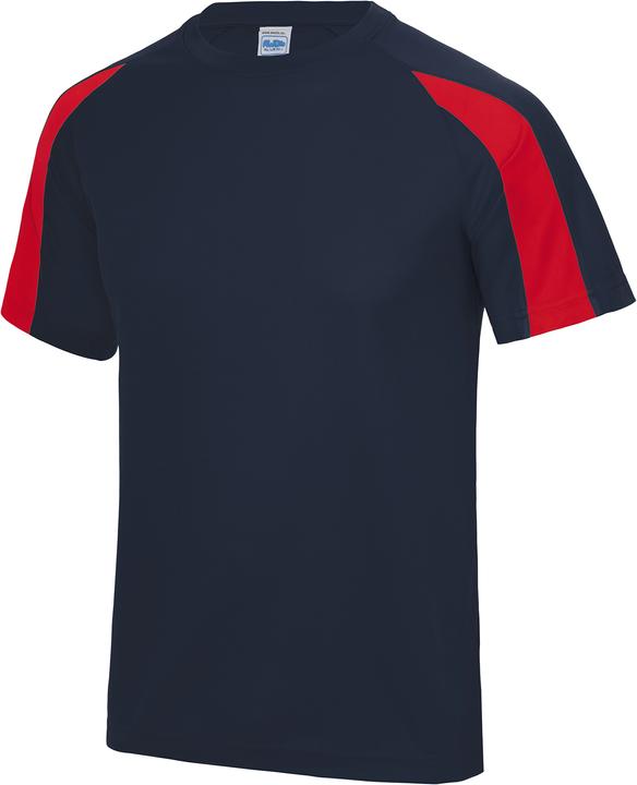 Navy blue, Flame-red