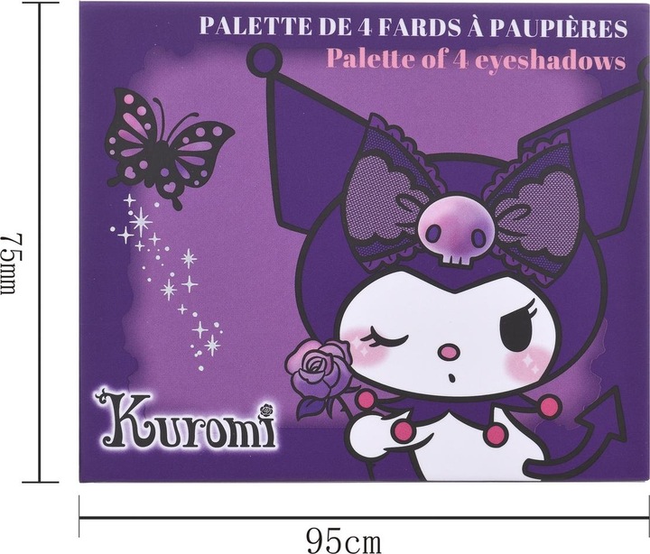 Immagine prodotto Take Care Palette di ombretti Kuromi 4 colori