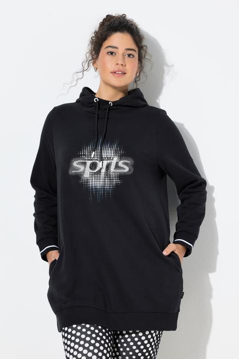 Produktbild Ulla Popken Long-Hoodie, Oversized, Kapuze, Langarm (58)