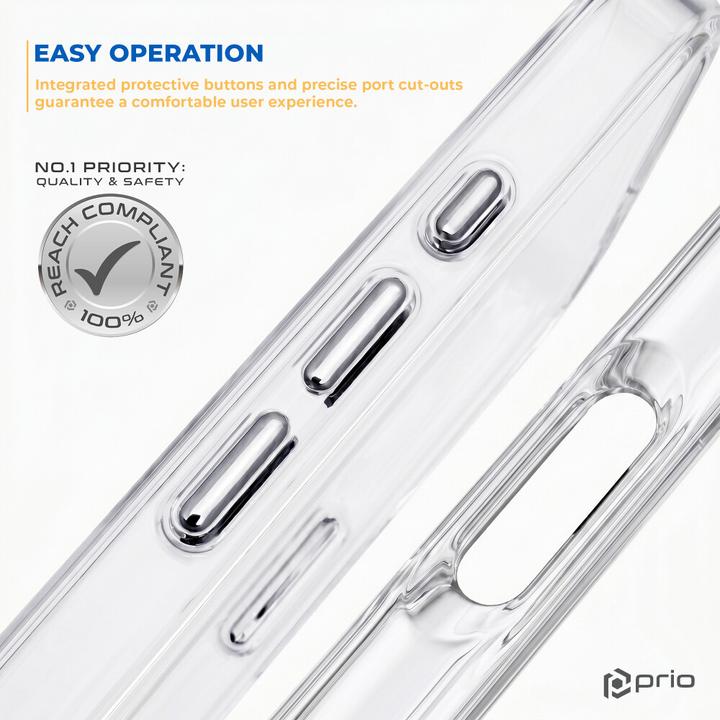 Actual product image prio Protective Case for iPhone 15 (6.1in) clear (Apple iPhone 15)