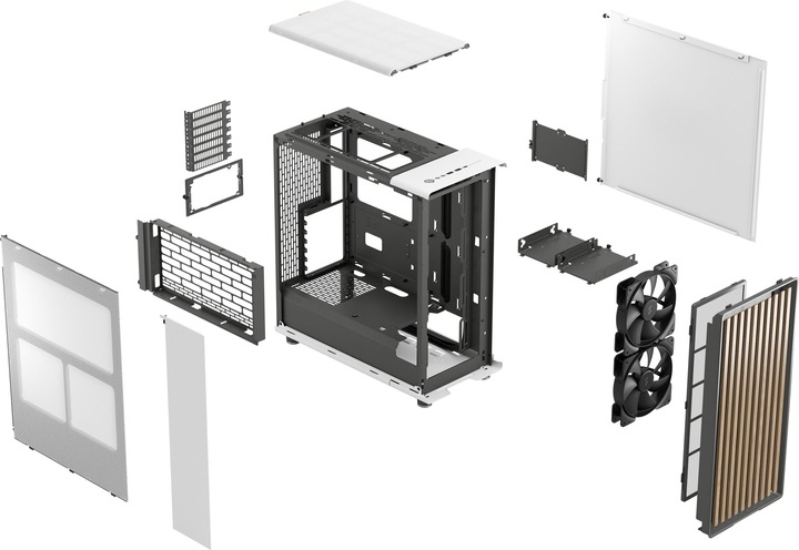 Actual product image Fractal North (ATX, mATX, Mini-ITX)