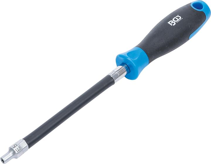 Actual product image BGS Flexible Socket Driver E-type E5 Blade Length 150 mm (T-section)