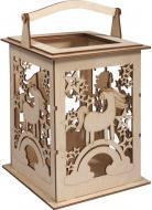 Actual product image Rayher Wood lantern unicorn m. Handle, FSCMixCred, natura (1 x)