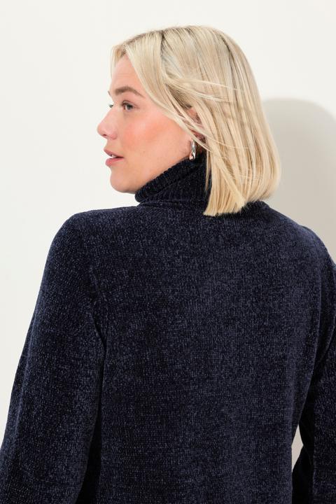Produktbild Ulla Popken Chenille-Kleid, Strukturstrick, Rollkragen, Langarm (46, 48)