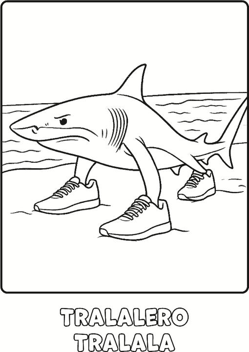 Produktbild Italian Brainrot - Colouring Book