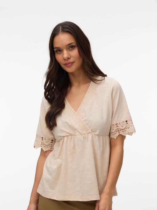 Immagine prodotto Mamalicious Normal geschnitten V-Ausschnitt Top Bluse (L)