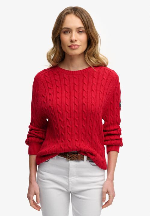 Produktbild Superdry Lässiger Damen-Pullover mit Zopfmuster (XS)