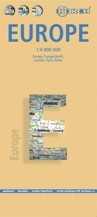 Produktbild Europa / Europe 1 : 4 000 000