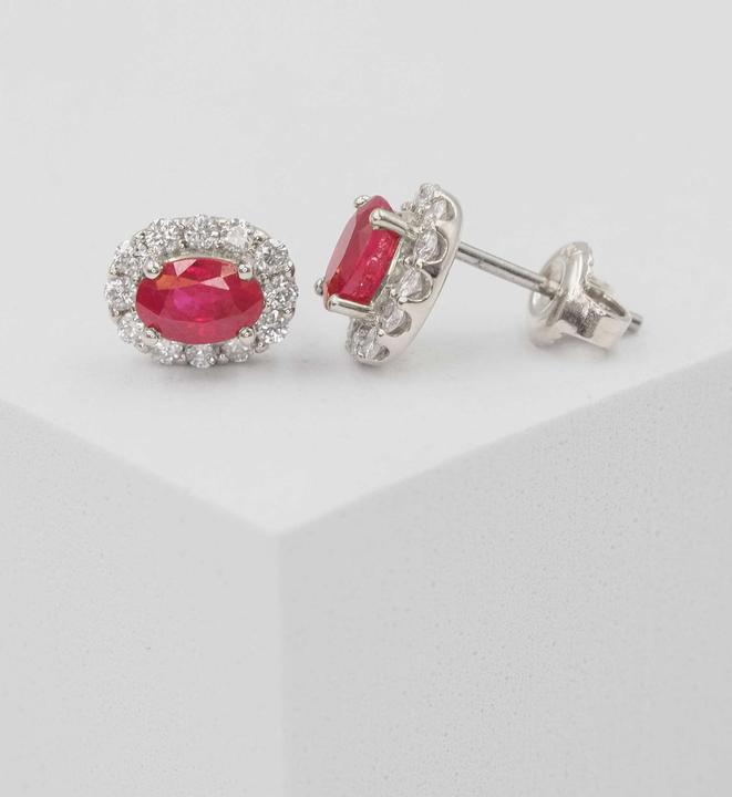 Image du produit Muau Boucles d'oreilles (Or blanc 750)