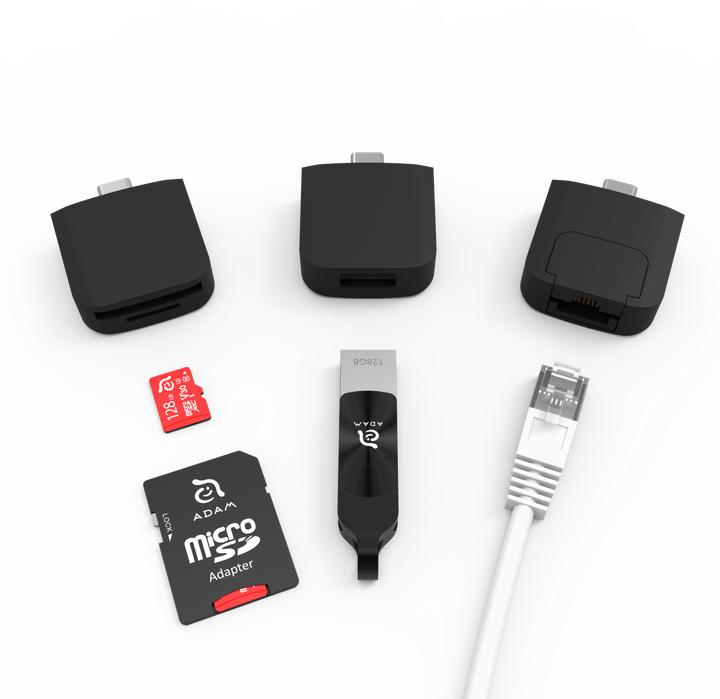 Produktbild Adam Elements CASA HUB 10E | Grau | 10 Port USB-C/Thunderbolt Hub (USB-C, 10 Ports)