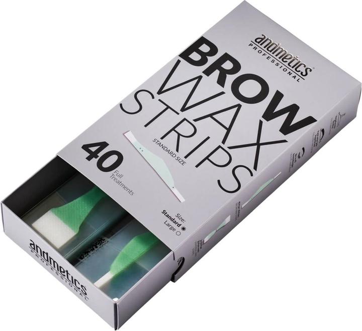 Produktbild Andmetics - Brow Wax Strips Standard (40 ml, 40 x)