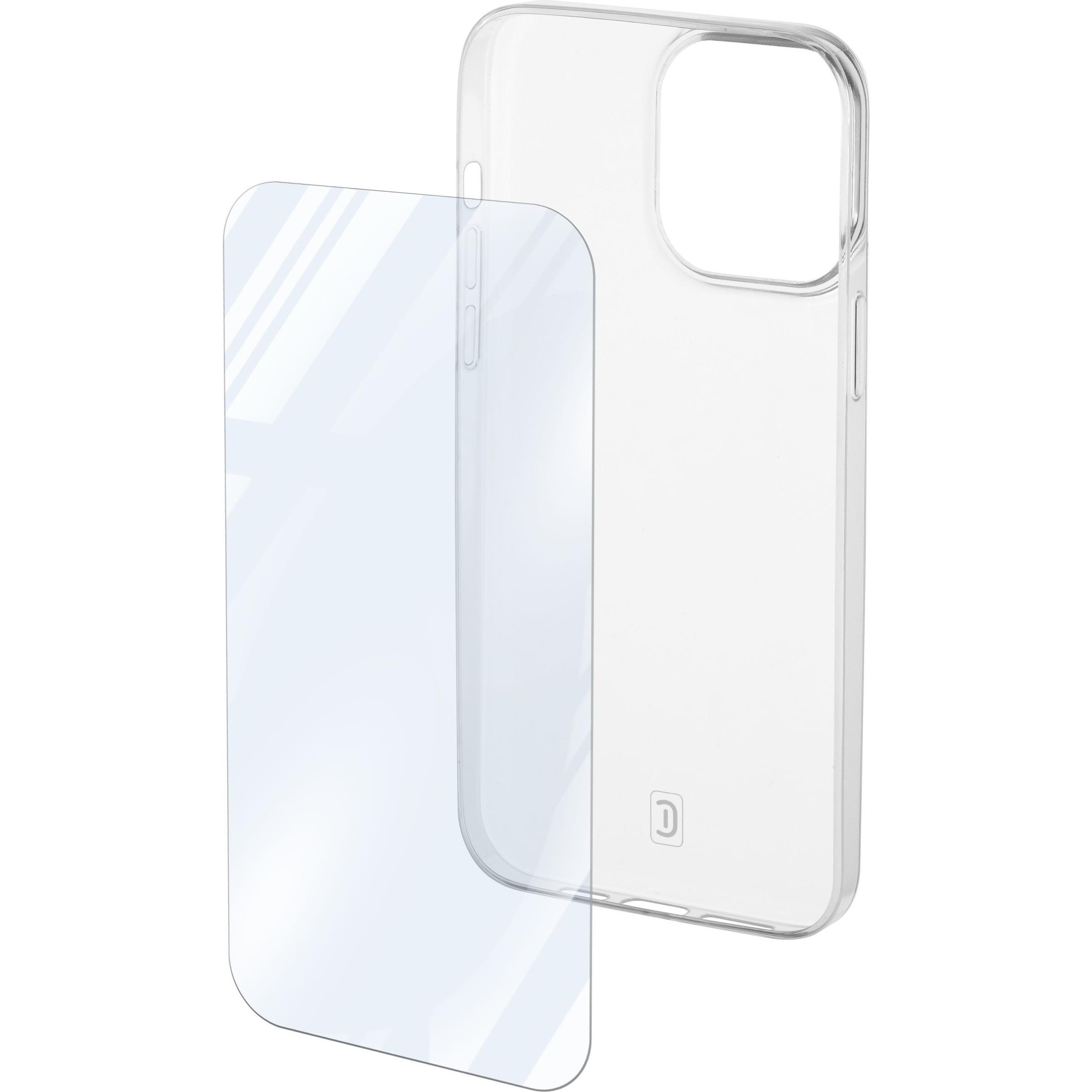 Cellularline iPhone 15 (1 Stück, Apple iPhone 15), Smartphone Schutzfolie, Transparent