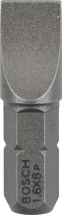 Produktbild Bosch Professional Zubehör Schrauberbit Extra-Hart S 1,6 x 8,0, 25 mm, 25er-Pack (Schraubschlitz)