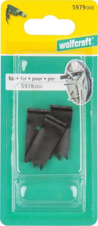 Image du produit wolfcraft wolfcraft 3 Ersatzschneiden für Lochsäge 5978000 (40 - 130 mm)