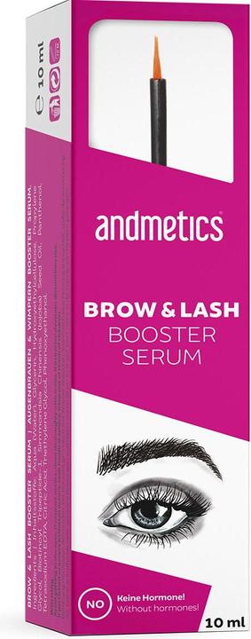 Immagine prodotto Andmetics - Siero stimolante per ciglia e sopracciglia (10 ml)