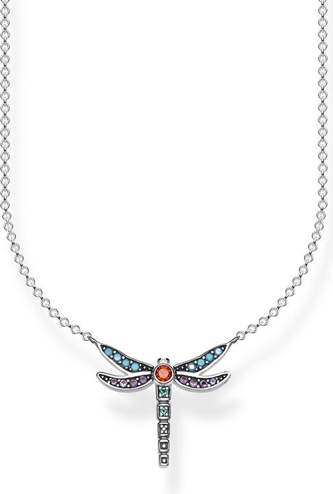 Produktbild Thomas Sabo Libelle (925er Silber, schwarz emailliert, Geschwärzt, 40 - 45 cm)