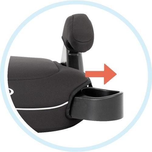 Actual product image Graco Booster Deluxe I-Size midnight seat (Booster seat, ECE R129/i-Size Standard)