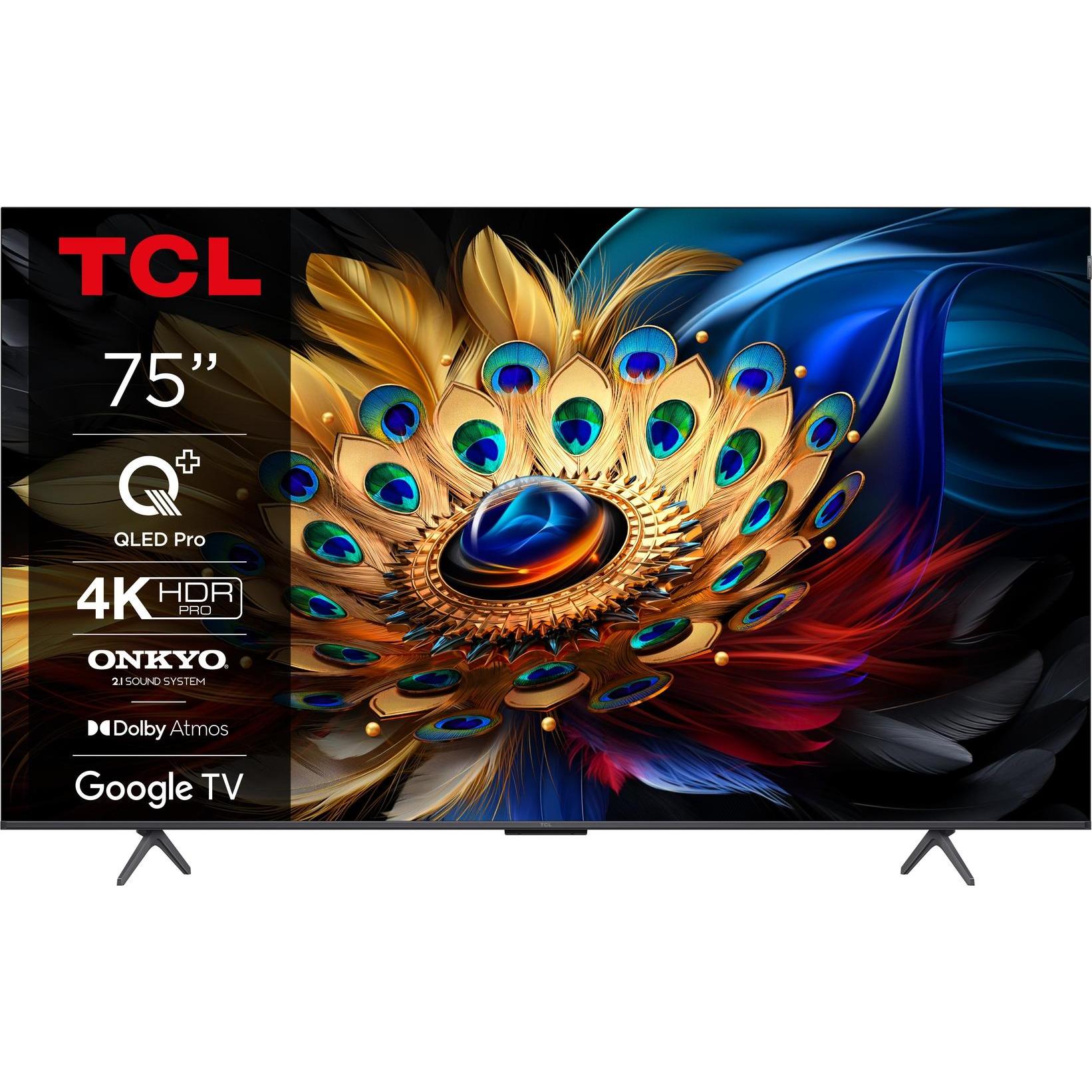 Thumbnail - TCL 75C655 (75", QLED, 4K, 2024), TV, Grau
