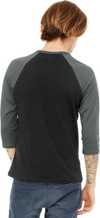 Image du produit Bella Canvas T-shirt baseball en toile 34 manches (XL)