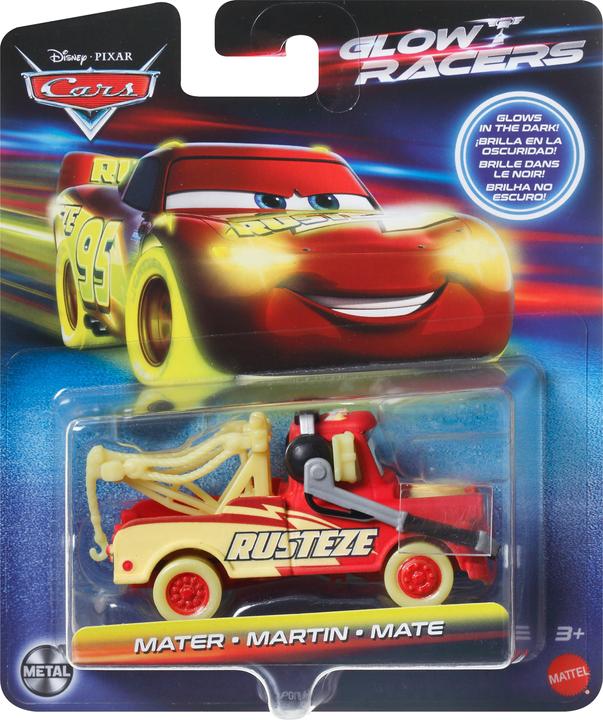 Actual product image Mattel Disney Cars Glow Racers - Mater για 3+ ετών HPG78