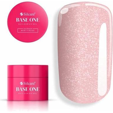 Silcare, Smalto per unghie, Base One Building Gel Mirty Rose 50g (Vernice UV gel)