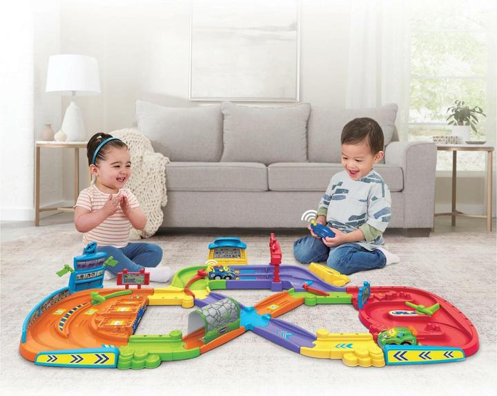 Image du produit VTech Tut Tut Bolides -Mon premier circuit télécommandé (+ Simon,super champion / Léo,bolide turbo) (Français)